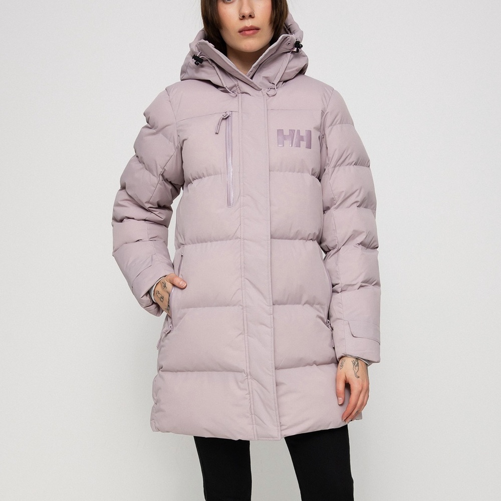 Helly Hansen Adore Puffy Parka Coat in Dusty Syrin